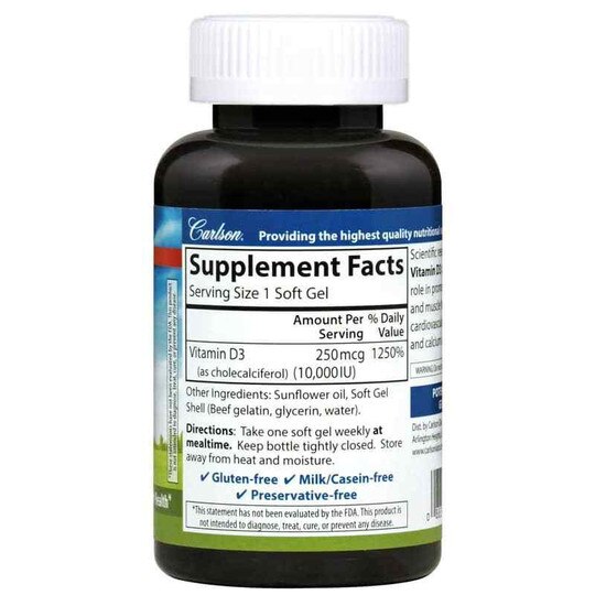 Vitamin D3 10,000 IU, CL